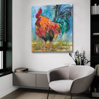 My Turf by Annelein Beukenkamp - 36x36 acrylic wall art in a room