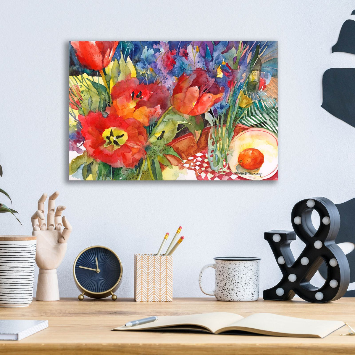 Natures Bounty by Annelein Beukenkamp - 16x12 acrylic wall art in a room