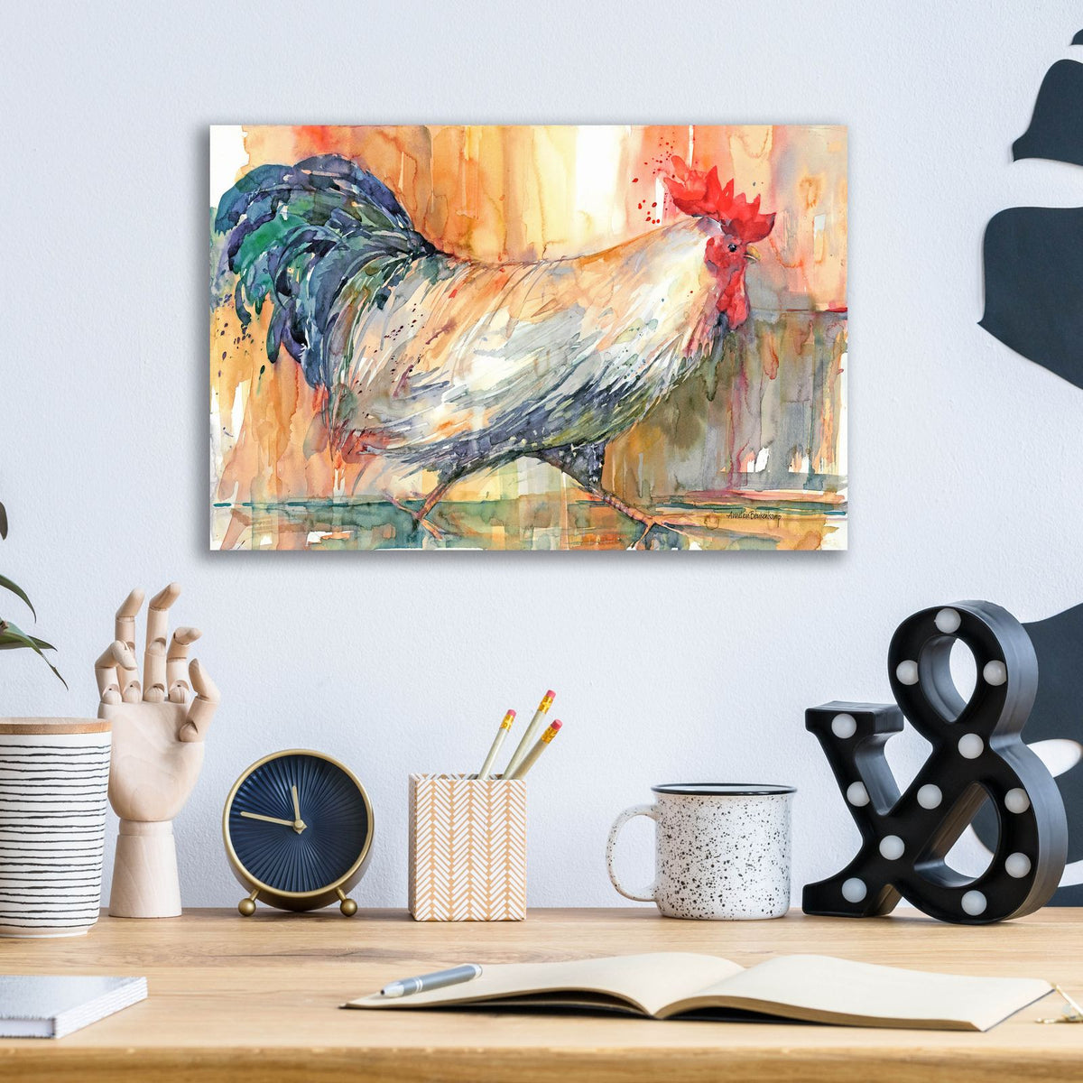 On A Mission by Annelein Beukenkamp - 16x12 acrylic wall art in a room
