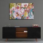 Orchid Oasis by Annelein Beukenkamp - 36x24 acrylic wall art in a room