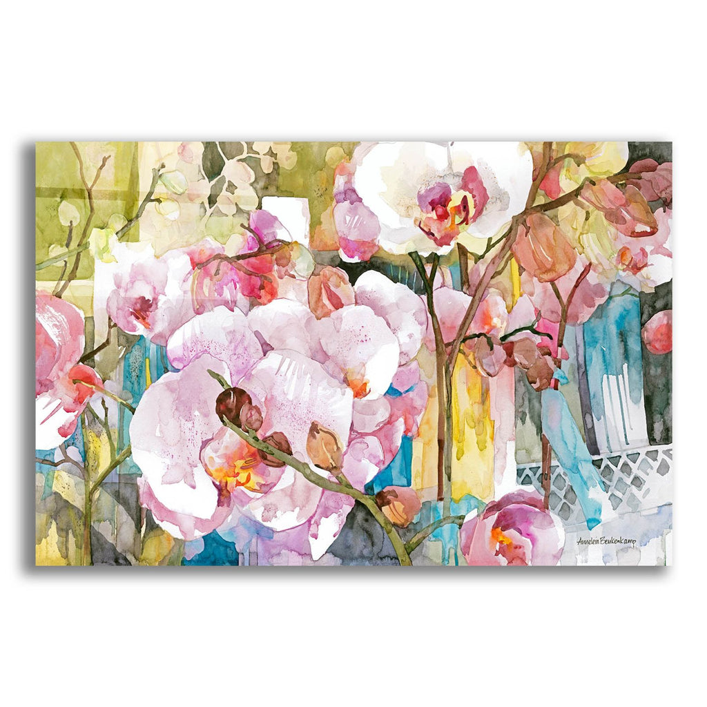Orchid Oasis by Annelein Beukenkamp acrylic glass wall art