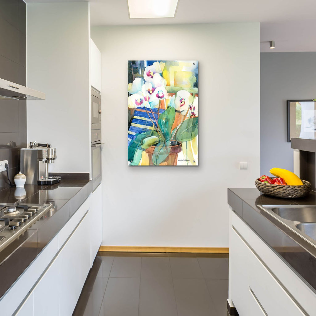 Orchid Offering by Annelein Beukenkamp - 24x36 acrylic wall art in a room