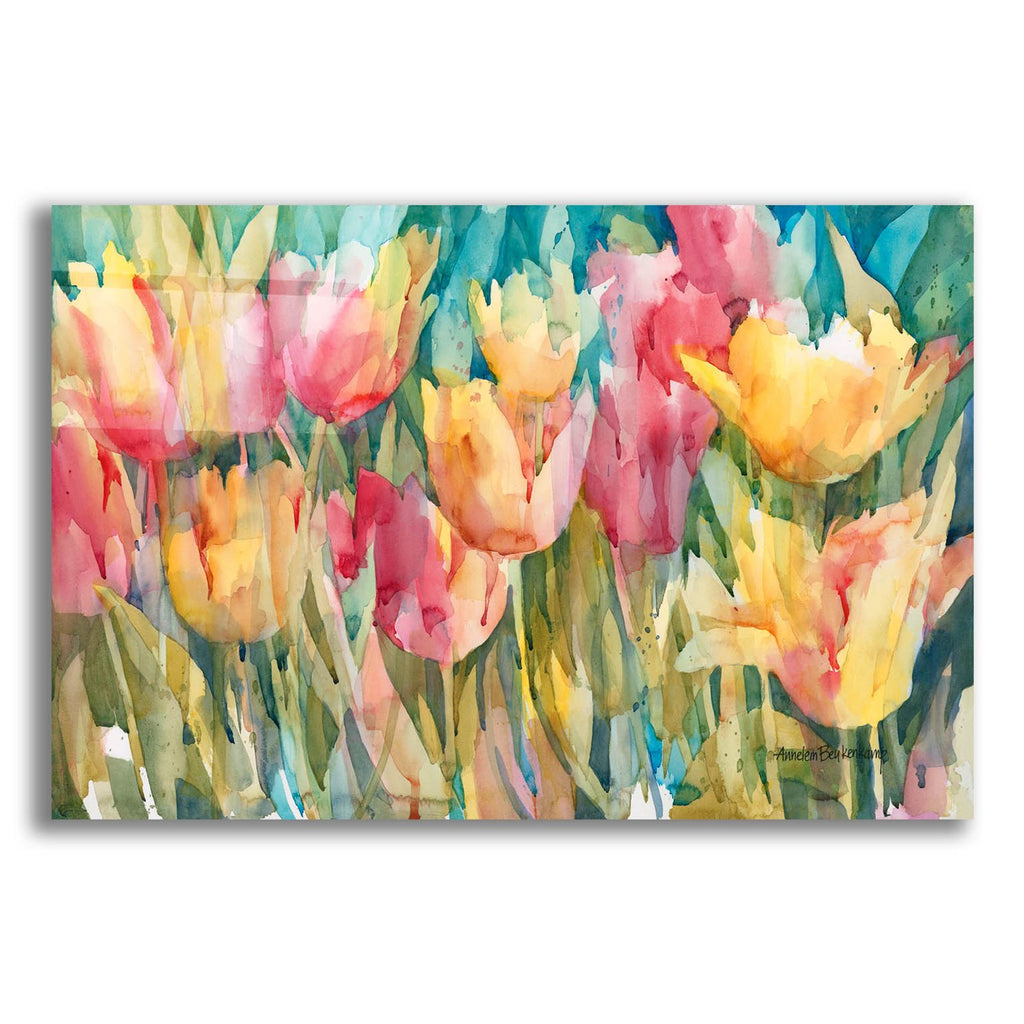 Pastel Tulips by Annelein Beukenkamp acrylic glass wall art