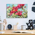Peony Paradise by Annelein Beukenkamp - 16x12 acrylic wall art in a room