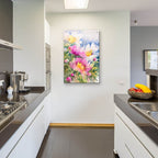 Peony Performance by Annelein Beukenkamp - 24x36 acrylic wall art in a room