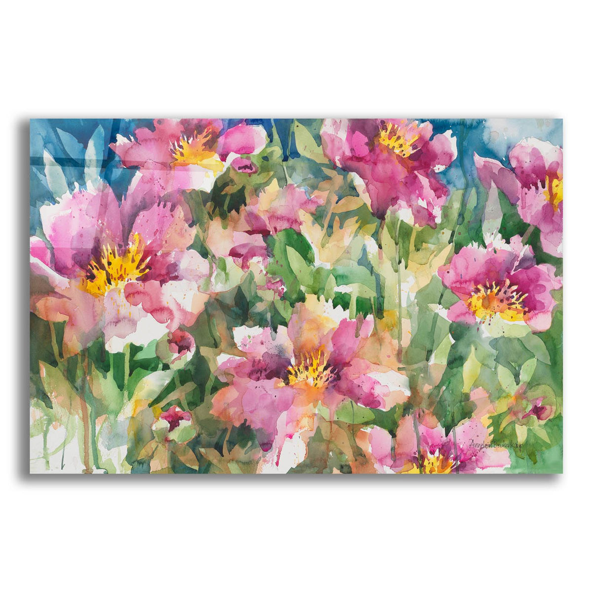 Peony Personalities by Annelein Beukenkamp acrylic glass wall art