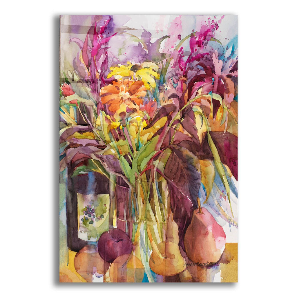 Petals Of Purple by Annelein Beukenkamp acrylic glass wall art