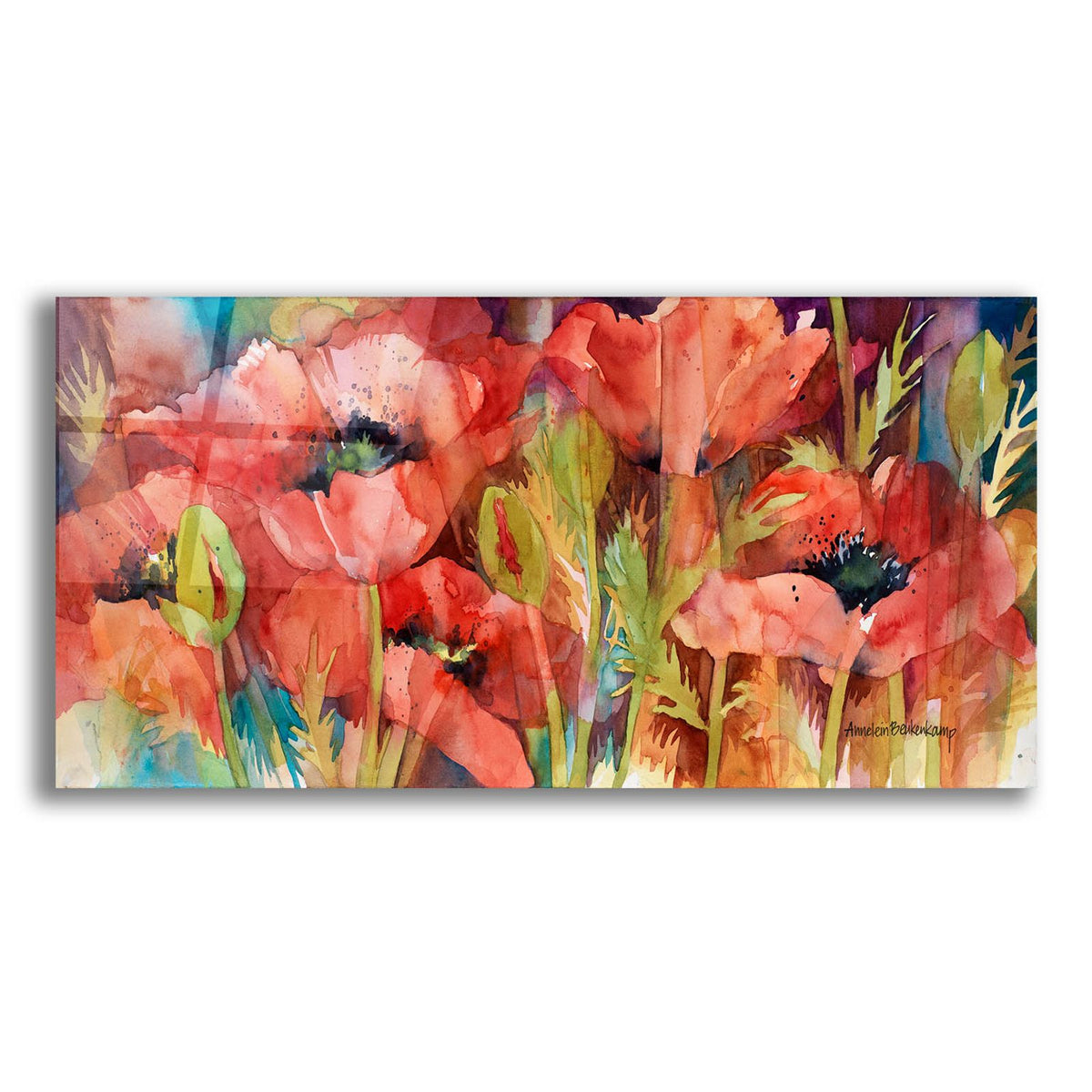 Petals On Parade by Annelein Beukenkamp acrylic glass wall art