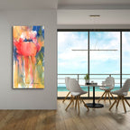 Posing by Annelein Beukenkamp - 24x48 acrylic wall art in a room