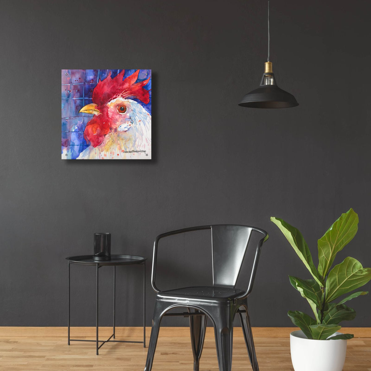 Primary Colors by Annelein Beukenkamp - 24x24 acrylic wall art in a room
