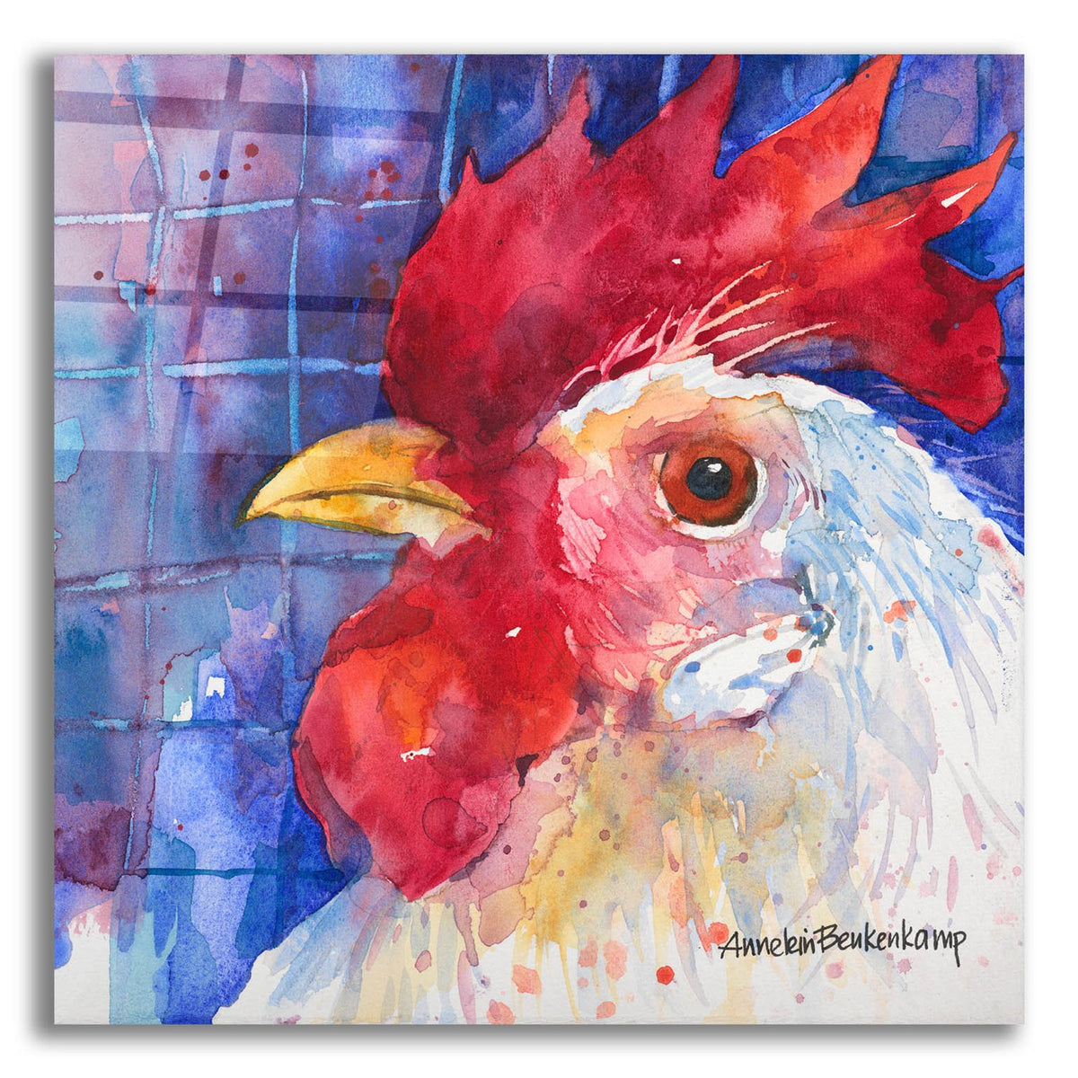 Primary Colors by Annelein Beukenkamp acrylic glass wall art