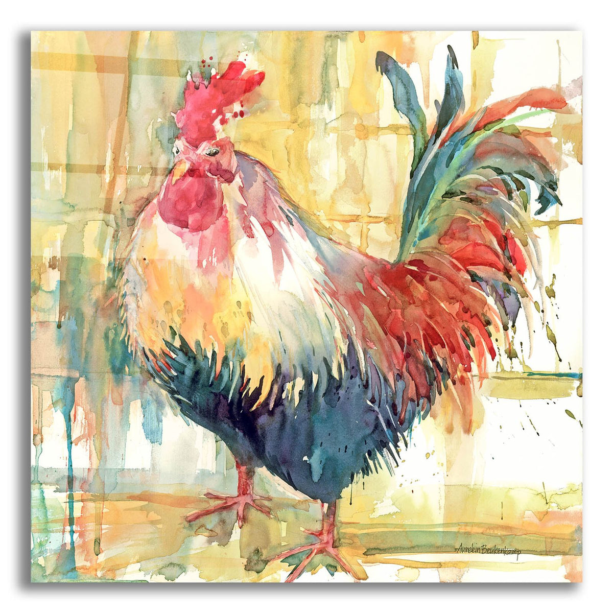 Proud Plummage by Annelein Beukenkamp acrylic glass wall art