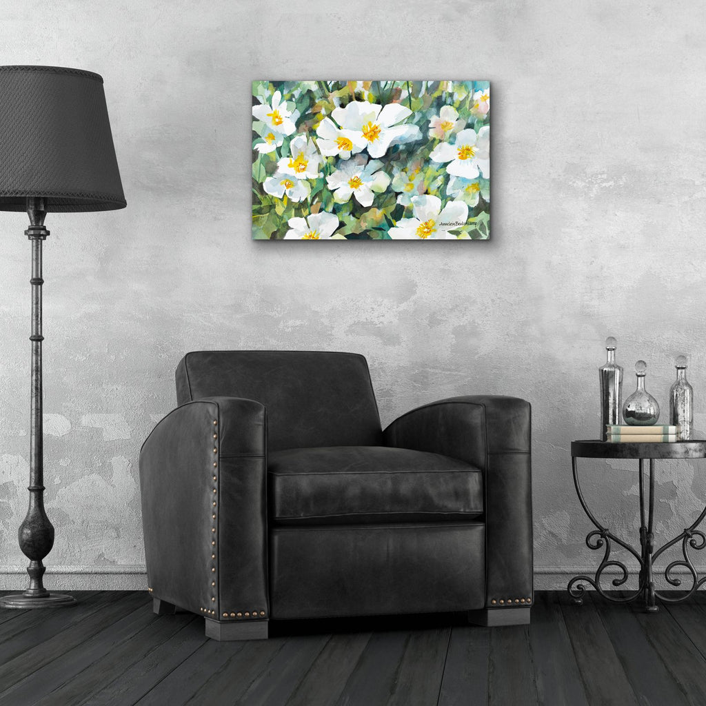 Pure Petals by Annelein Beukenkamp - 24x16 acrylic wall art in a room