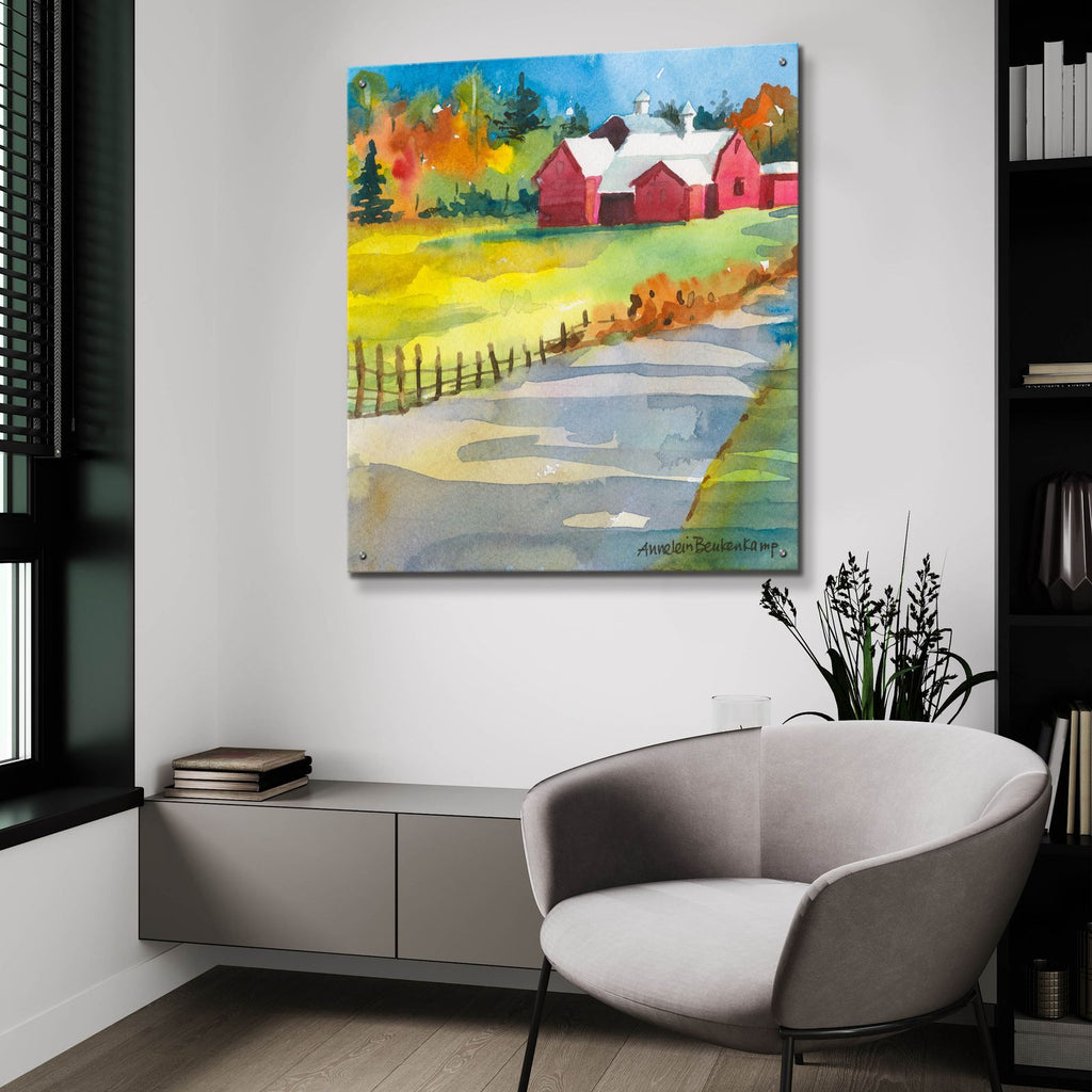 Quintessential by Annelein Beukenkamp - 36x36 acrylic wall art in a room