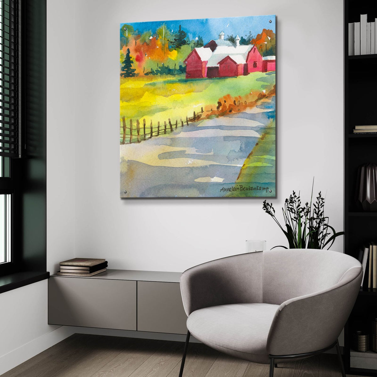 Quintessential by Annelein Beukenkamp - 36x36 acrylic wall art in a room