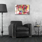 Red Amaryllis by Annelein Beukenkamp - 24x16 acrylic wall art in a room