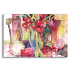 Red Amaryllis by Annelein Beukenkamp acrylic glass wall art