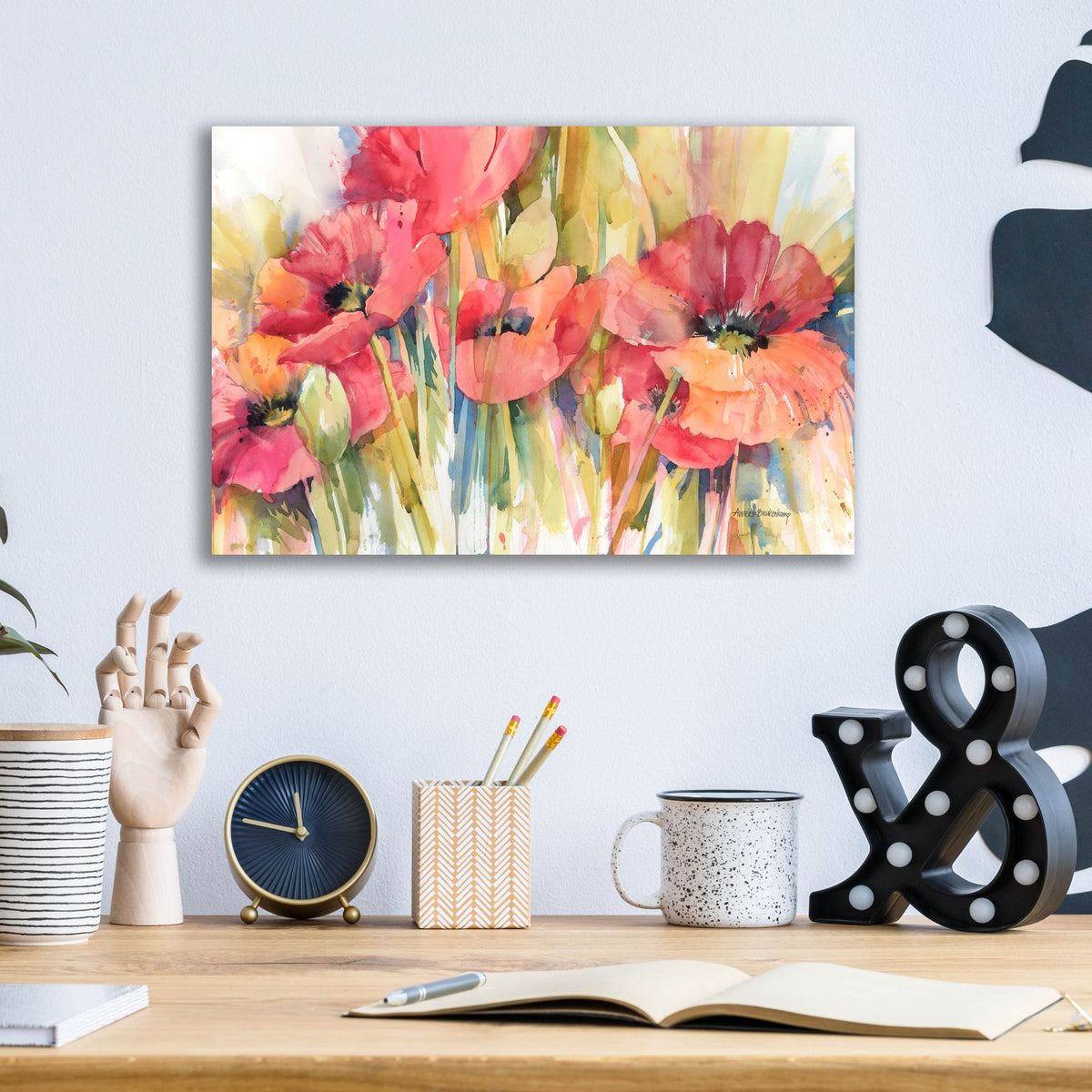Redheads by Annelein Beukenkamp - 16x12 acrylic wall art in a room