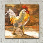 Rooster Barn by Annelein Beukenkamp - 12x12 acrylic wall art in a room