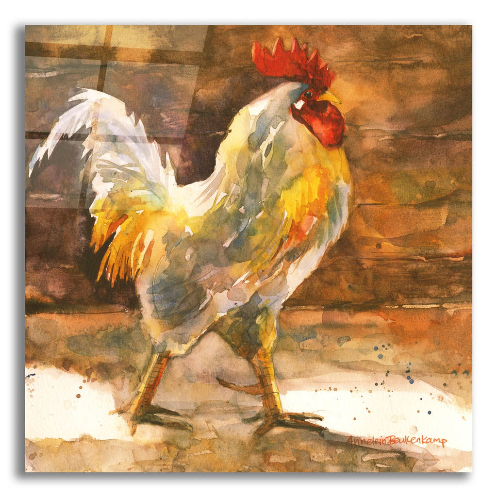 Rooster Barn by Annelein Beukenkamp acrylic glass wall art