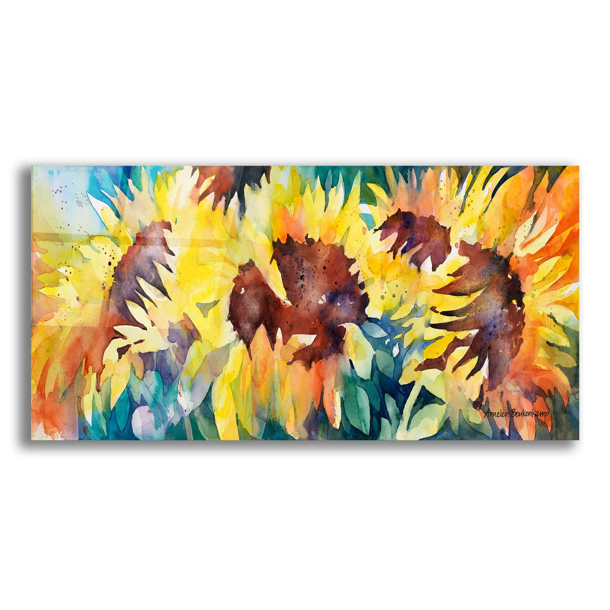 Row Of Sun by Annelein Beukenkamp acrylic glass wall art