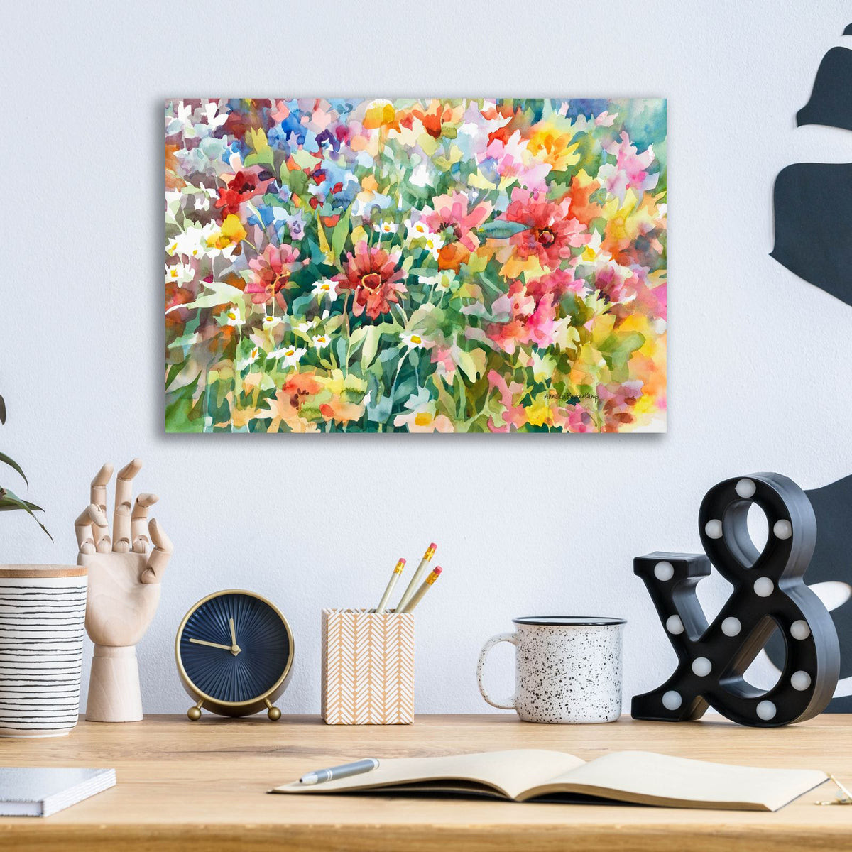 Seasonal Soiree by Annelein Beukenkamp - 16x12 acrylic wall art in a room