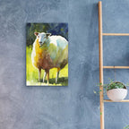 Sheep 1 by Annelein Beukenkamp - 16x24 acrylic wall art in a room