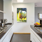 Sheep 1 by Annelein Beukenkamp - 24x36 acrylic wall art in a room