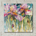 Siberian Iris by Annelein Beukenkamp - 12x12 acrylic wall art in a room