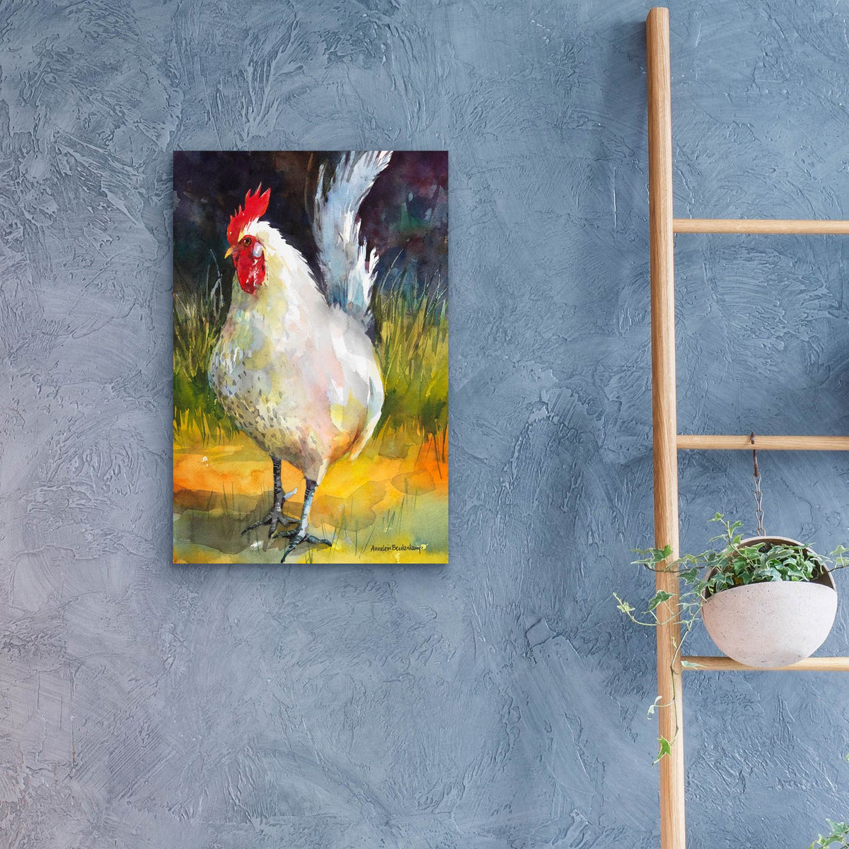 Size You Up by Annelein Beukenkamp - 16x24 acrylic wall art in a room