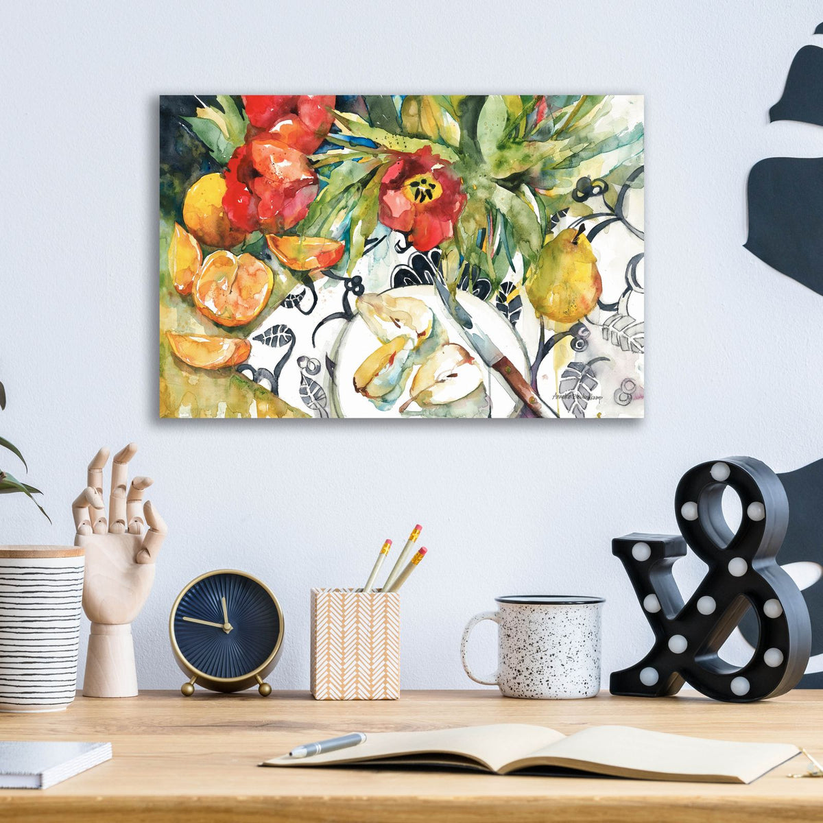 Slice Of Life by Annelein Beukenkamp - 16x12 acrylic wall art in a room