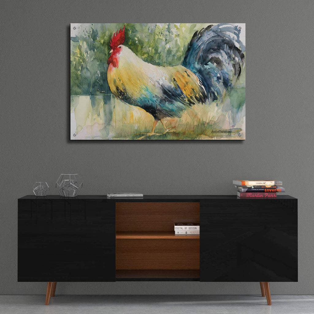 Sly Strutter by Annelein Beukenkamp - 36x24 acrylic wall art in a room