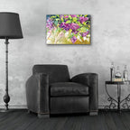 Spring Lilac by Annelein Beukenkamp - 24x16 acrylic wall art in a room