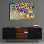 Spring Lilac by Annelein Beukenkamp - 36x24 acrylic wall art in a room