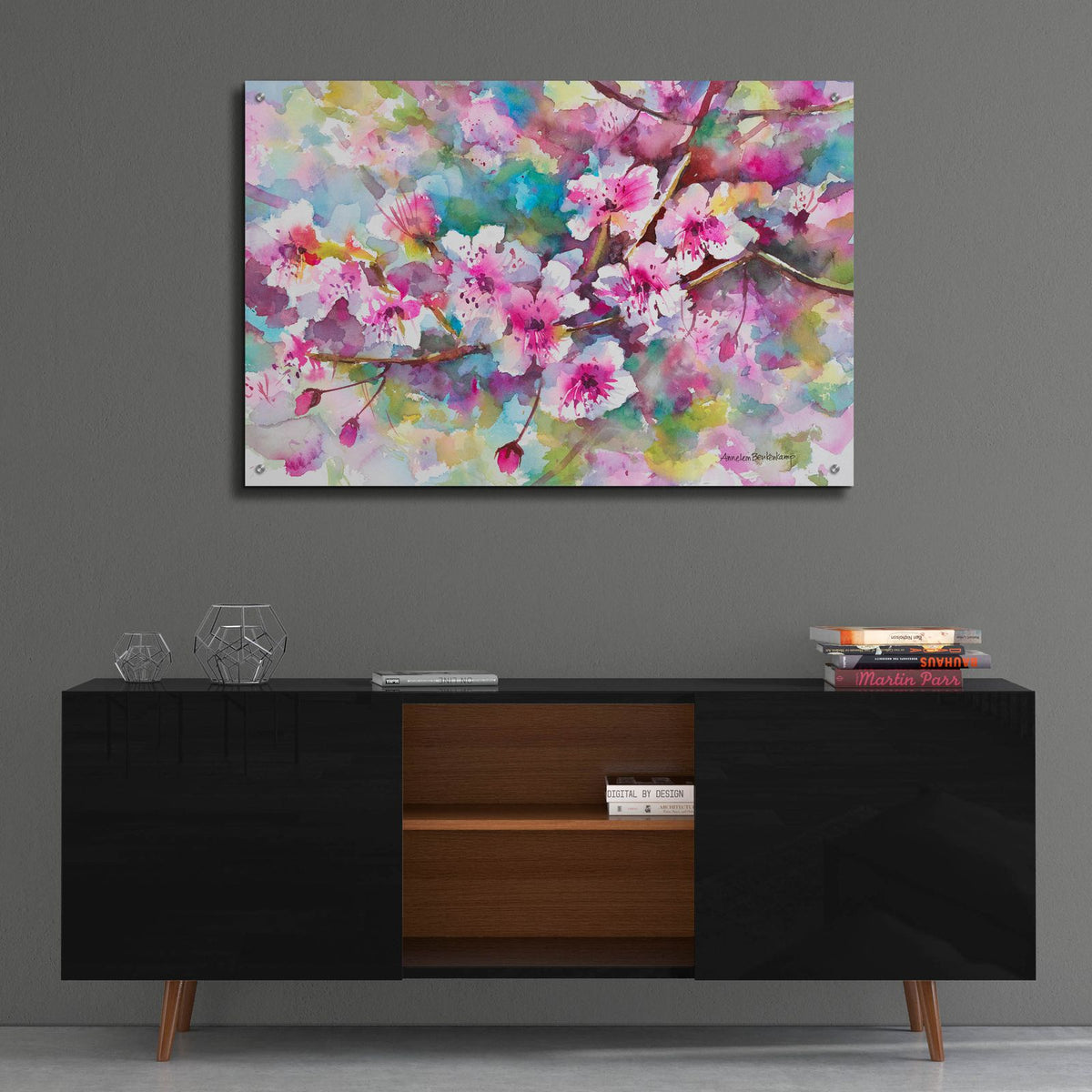 Springing Forth by Annelein Beukenkamp - 36x24 acrylic wall art in a room