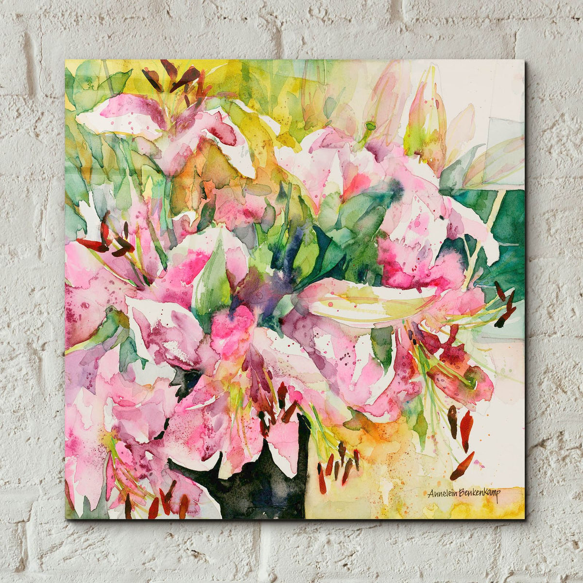 Star Studded by Annelein Beukenkamp - 12x12 acrylic wall art in a room