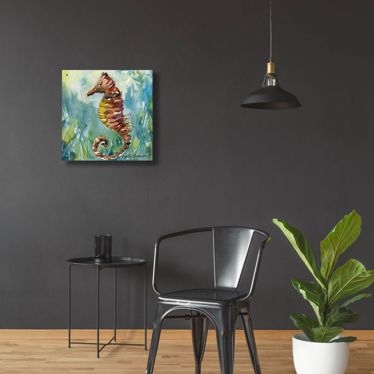 Stately by Annelein Beukenkamp - 24x24 acrylic wall art in a room