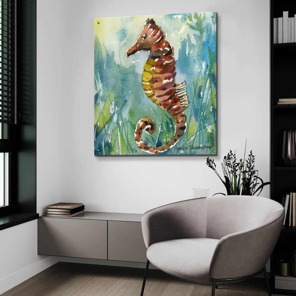 Stately by Annelein Beukenkamp - 36x36 acrylic wall art in a room