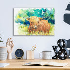 Steer 1 by Annelein Beukenkamp - 16x12 acrylic wall art in a room