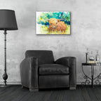 Steer 1 by Annelein Beukenkamp - 24x16 acrylic wall art in a room