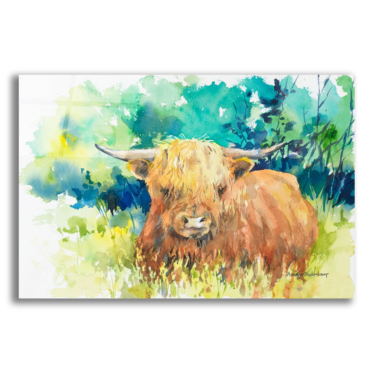 Steer 1 by Annelein Beukenkamp acrylic glass wall art