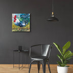 Stepping Out by Annelein Beukenkamp - 24x24 acrylic wall art in a room