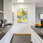 Striped Cloth by Annelein Beukenkamp - 24x36 acrylic wall art in a room