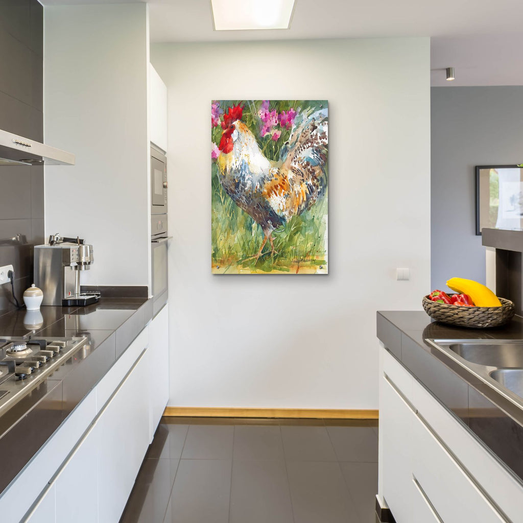 Struttin His Stuff by Annelein Beukenkamp - 24x36 acrylic wall art in a room