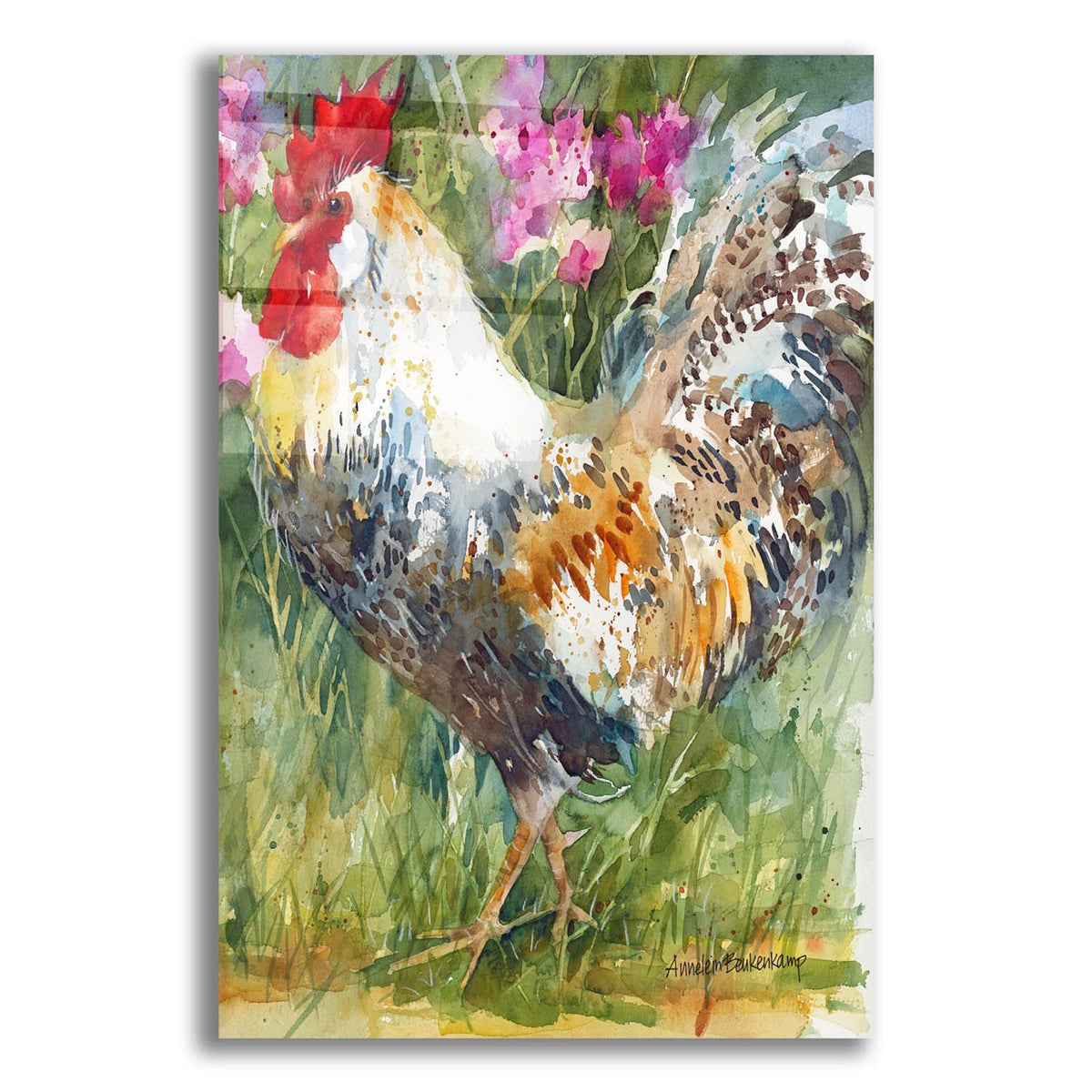 Struttin His Stuff by Annelein Beukenkamp acrylic glass wall art