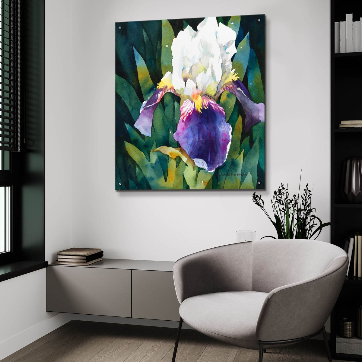 Stunning Specimen by Annelein Beukenkamp - 36x36 acrylic wall art in a room