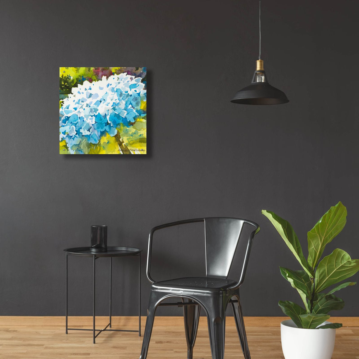 Sturdy by Annelein Beukenkamp - 24x24 acrylic wall art in a room