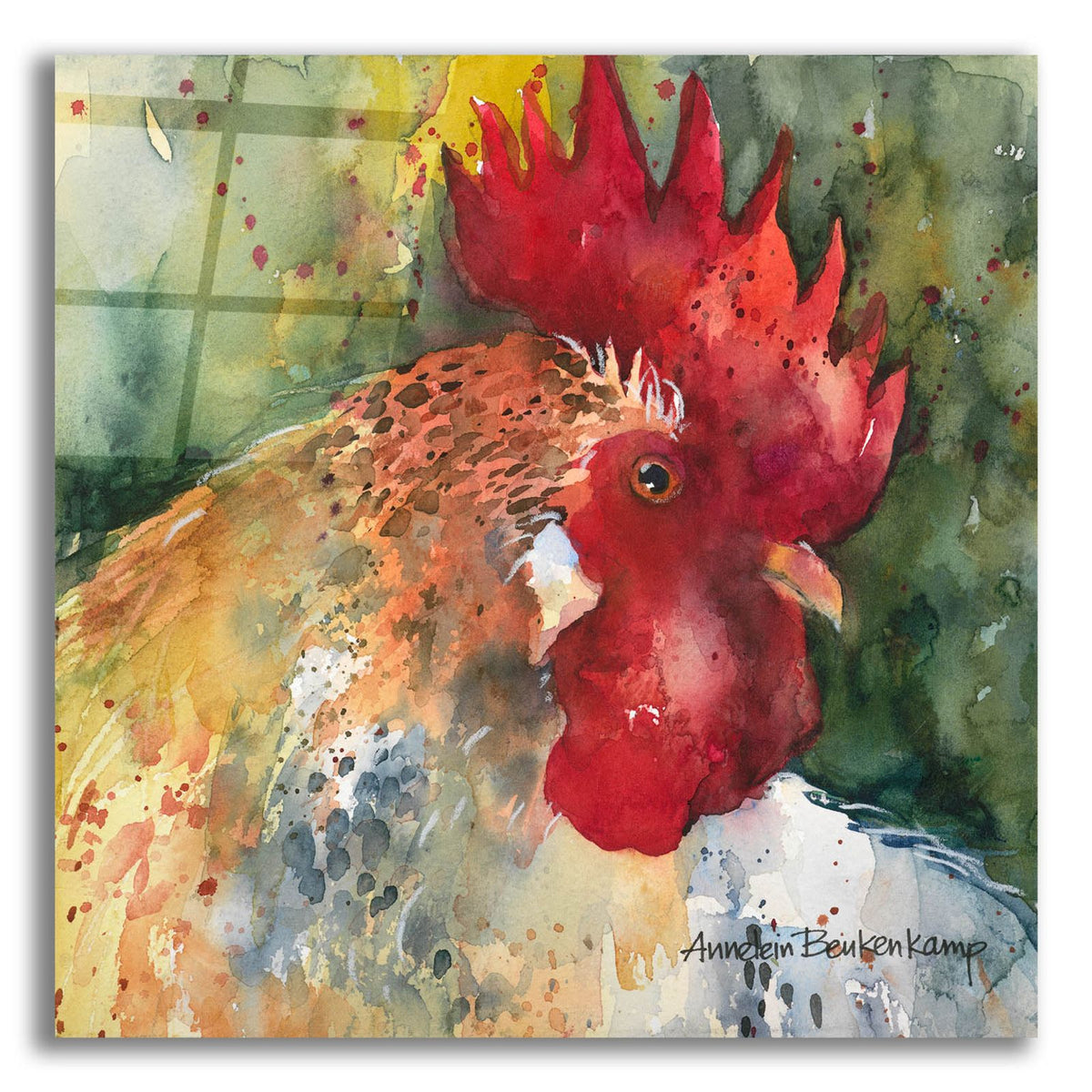 Sunset Silhouette by Annelein Beukenkamp acrylic glass wall art