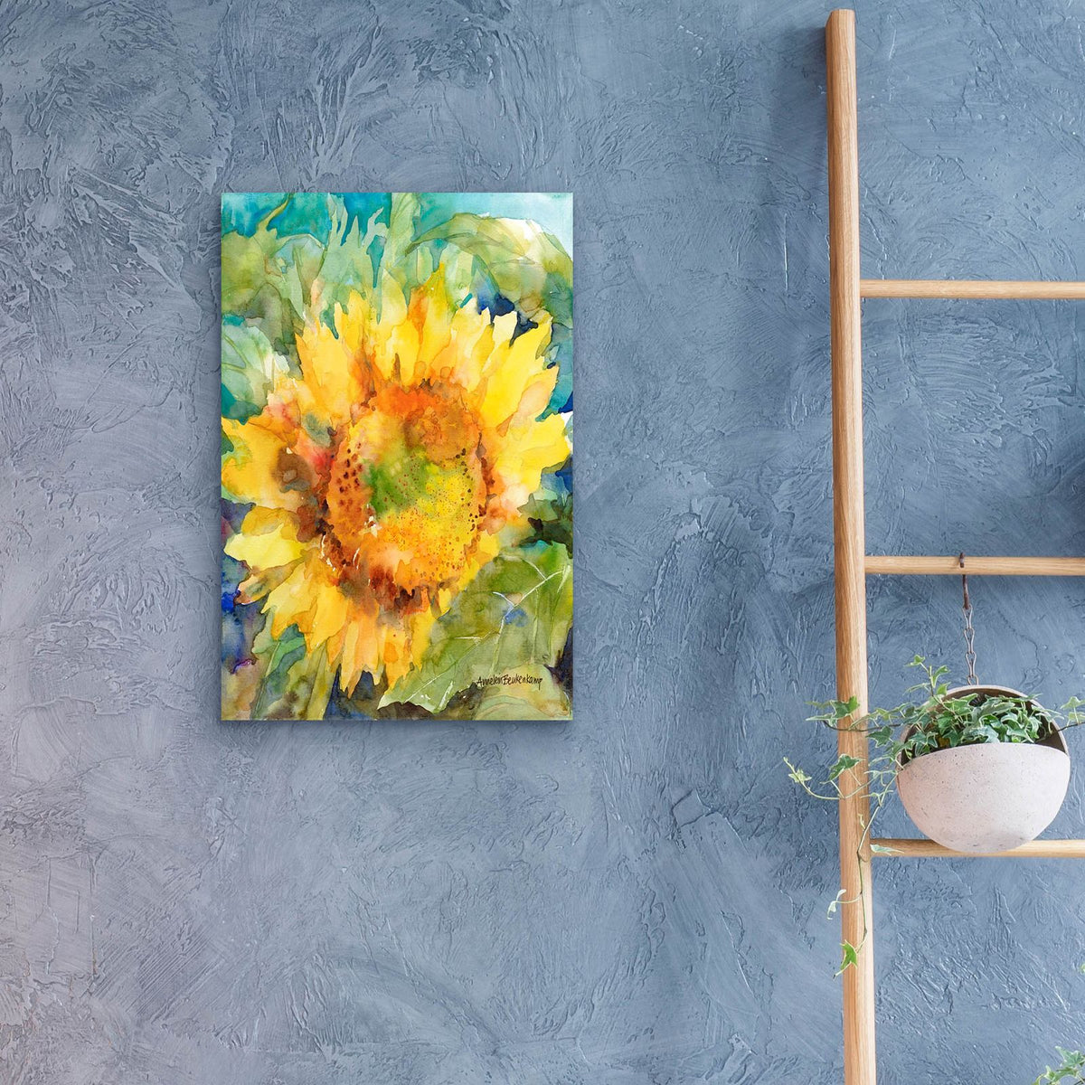 Sunshower by Annelein Beukenkamp - 16x24 acrylic wall art in a room