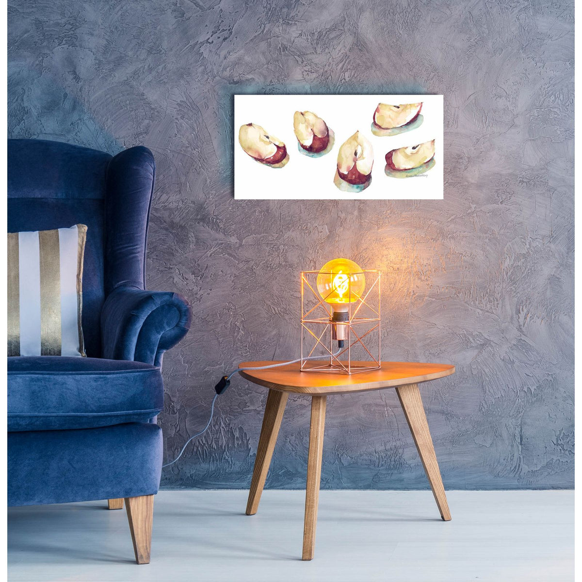 Take Five by Annelein Beukenkamp - 24x12 acrylic wall art in a room